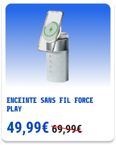 15 - ENCEINTE SANS FIL FORCE PLAY